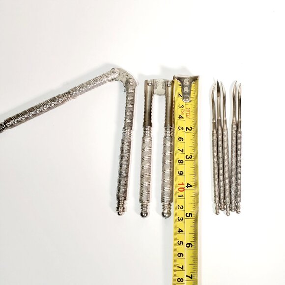 Antique Metal Nut & Seafood Cracker Set – 1909 Patent + Jennings Bros+5 picks - Picture 6 of 13